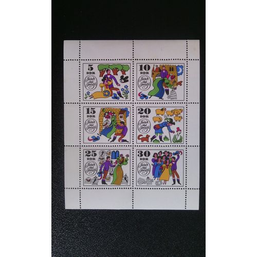 Timbre Allemagne Rda - Ddr Yt 1146-1151 Sries: Contes De Fes 1969