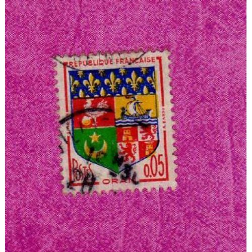 Timbre Armoirie Blason Oran 1960