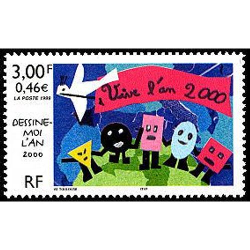Timbre De France 1999 Neuf. Dessine-Moi L'an 2000. N Yvert 3260. Neuf.