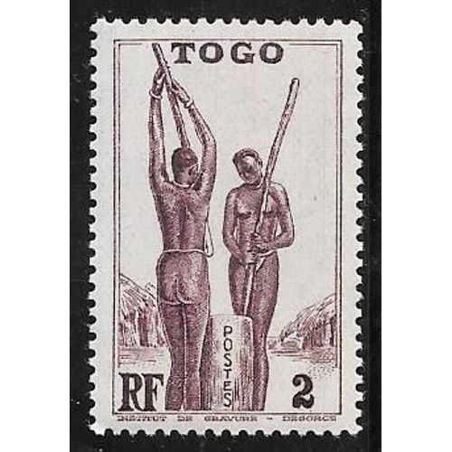 Timbre Du Togo De 1941,N182.Pilage Du Mil.
