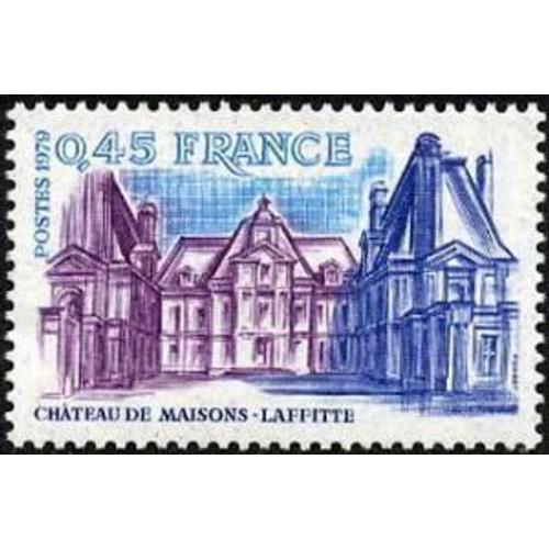 Timbre France 1979 Oblitr - Chteau De Maisons-Laffitte - 0.45 Yt2064