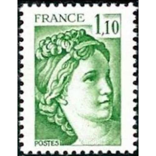 Timbre France 1979 Oblitr Sabine 1.10 Yt2058