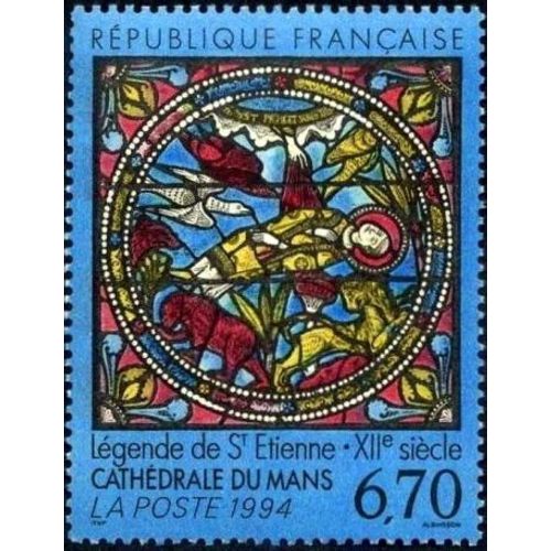 Timbre France 1994 Oblitr La Lgende De Saint-Etienne (Xiie Sicle) 6.70 Yt2859