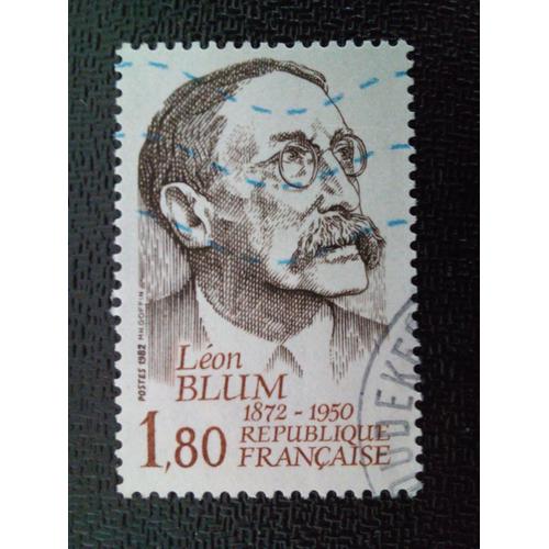 Timbre France Yt 2251 Lon Blum (1872-1950) 1982 ( 16412 )