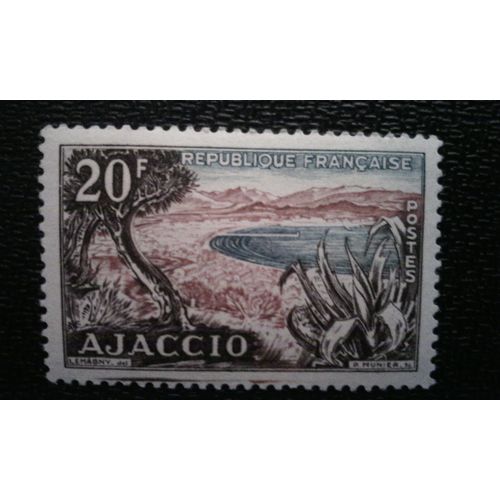 Timbre France ( Yt 981 ) 1954 Ajaccio (Corse)