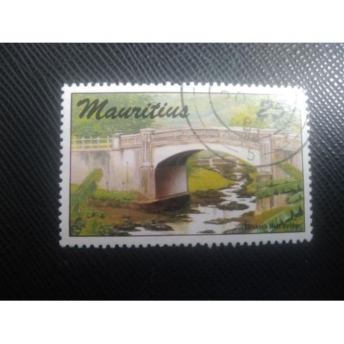 Timbre Ile Maurice Y T 667 Des Ponts 1987 ( 090708 )