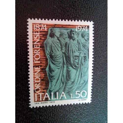 Timbre Italie Yt 1203 Ordre Des Avocats Italien 1974 ( 090904 )