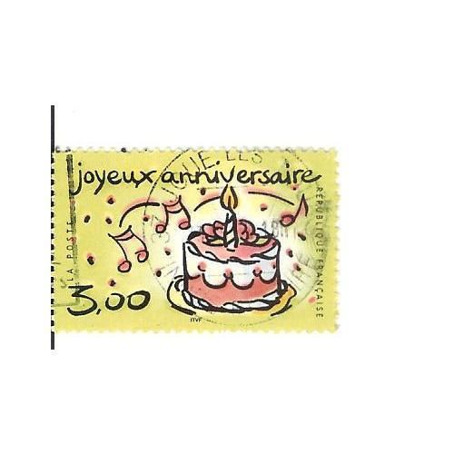 Timbre Joyeux Anniversaire Philatelie Rakuten