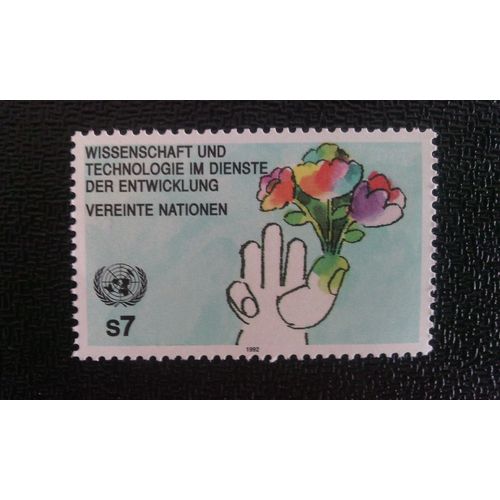 Timbre Nations Unis (Onu) Vienne Yt 148 Dveloppement Par La Science Et Les Techniques 1992