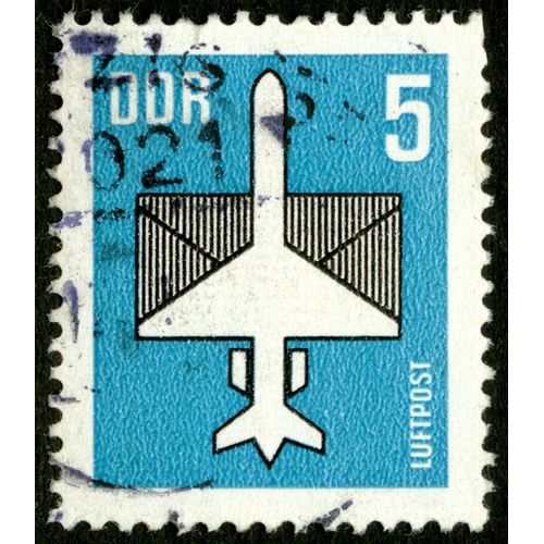Timbre Oblitr Ddr Luftpost 5