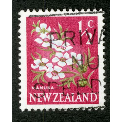 Timbre Oblitr New Zealand, Manuka, 1/2 C