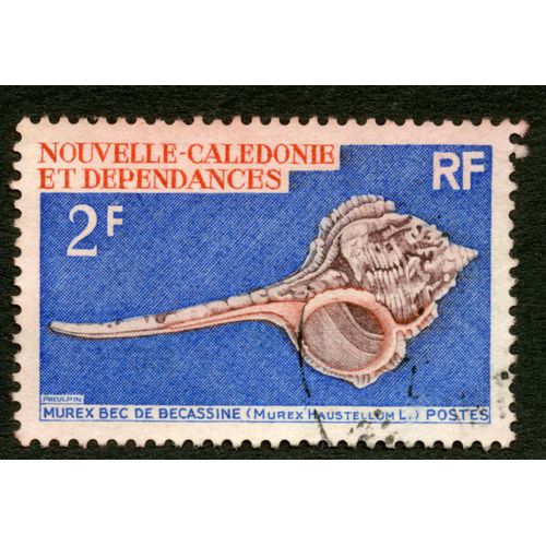 Timbre Oblitr Nouvelle-Caldonie Et Dpendances, Murex Bec De Becassine, Postes, Rf, 2 F, Pheulpin