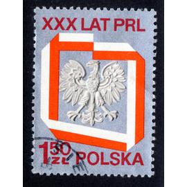 timbre polska XXX LAT PRL 1 50 zl Philatélie Rakuten 