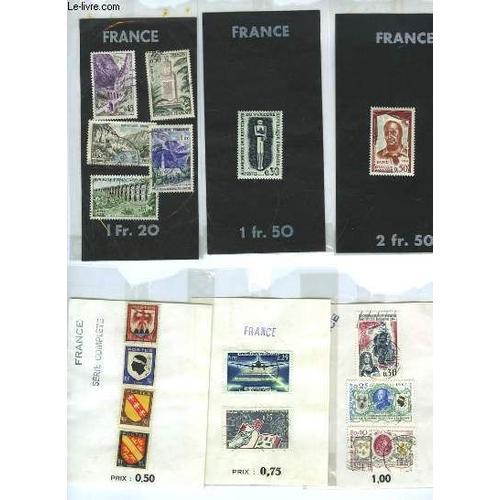 Collection De 23 Timbres-Poste, Neufs Ou Oblitrs, De Rpublique Franaise : Ptain, Raimu, Tricentenaire Du Peuplement De L'ile De Bourbon (1665 - 1965), 2me Centenaire Du Rattachement ... de Timbre Poste