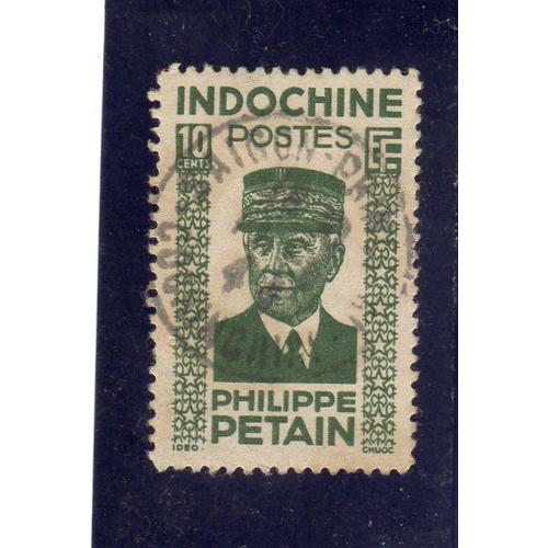 Timbre-Poste D'indochine (Marchal Ptain)