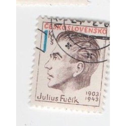 Timbre Tchcoslovaquie Oblitr Julius Fucik Compositeur 