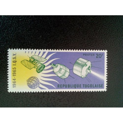 Timbre Togo Yt 431 Nimbus, Syncom & Relais 1964 ( 3912 )