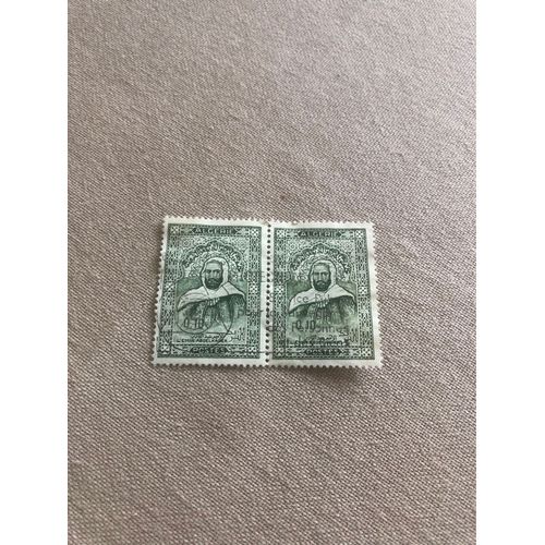 Timbres DAlgerie mir Abdelkader Vert
