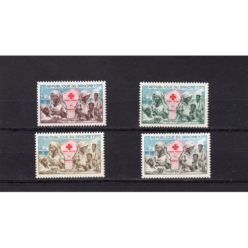 Timbres-Poste Du Dahomey (Croix Rouge Dahomenne)
