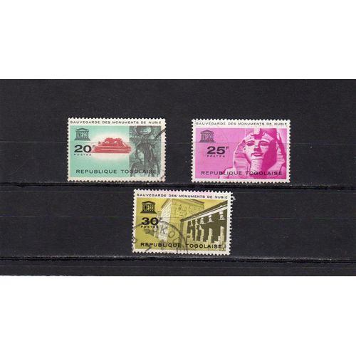 Timbres-Poste Du Togo (Sauvegarde Des Monuments De Nubie)