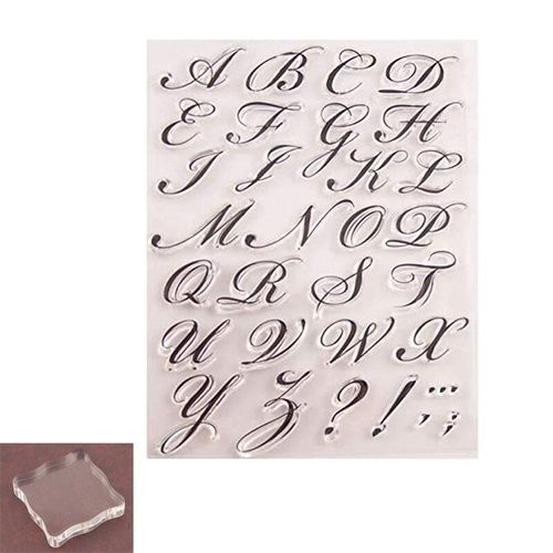 Timbres-Poste En Lettres Scells Pour Dcoration D'album, Outils De Dcoupe De Timbres Transparents,  Main, Jouet Pour Enfants, Bricolage, Scrapbooking, A-Z