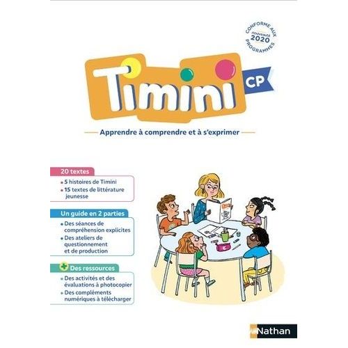 Mthode De Lecture Timini Cp - Guide Et Ressources Pour La Comprhension (1 Cd Audio)   de Tachon Hlne  Format Beau livre 