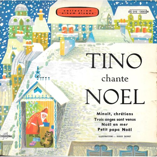 Tino Rossi "Tino Chante Noël" [Livredisque avec partitions] Petit