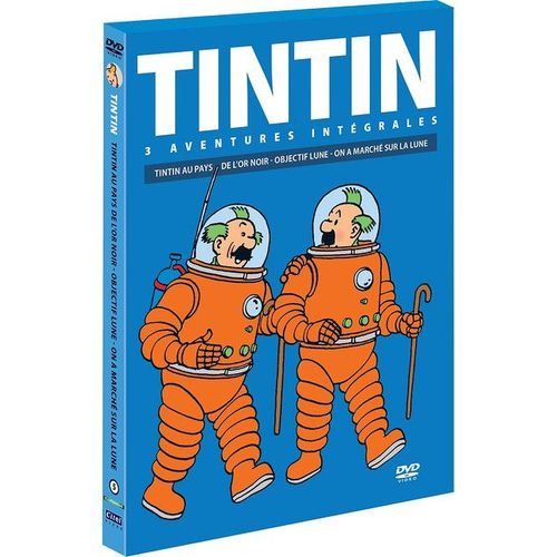 Tintin - 3 Aventures - Vol. 5 : Objectif Lune + On A March Sur La Lune + Tintin Au Pays De L'or Noir de Stphane Bernasconi
