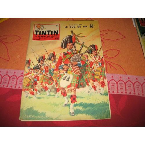 Tintin  N 30 : 13 Ieme Annee 1958 Le Duc De Fer