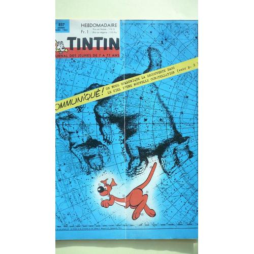 Tintin  N 857 : Le Journal Des Jeunes De 7  77 Ans