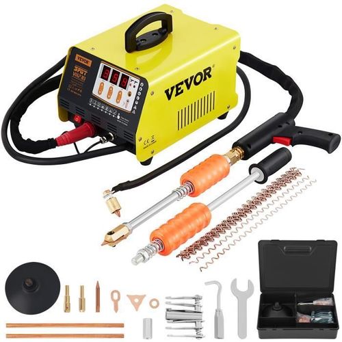 Tire Clou Carrosserie - Vevor - 3500 A - 3000 W - Soudeuse Par Points - Outil De Tire Clou - Machine De Dbosselage - 7 Modes