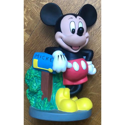 Tirelire Mickey Avec Bote Aux Lettres, Walt Disney, Dessin Anim, Animation, Figurine