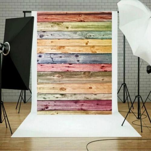 Tissu de fond de studio photo-grain de bois,1,5 m x 2,1 m,1100