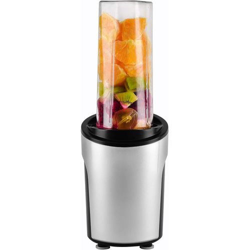 TKG BL 3009 Machine  smoothie et blender avec 2 rcipients mlangeurs de 600 ml et 500 ml,2 couteaux en acier inoxydable  4 tranches,gobelet en verre,couvercle de rangement et de boisson,.[P352]