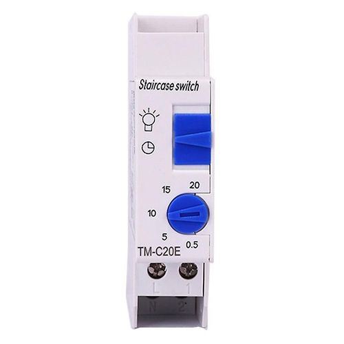 Tm-C20e 20 Minutes Lumire DEscalier Temporisateur Relais Normalement Ouvert Contact Ad Timer Commutateur Minuterie