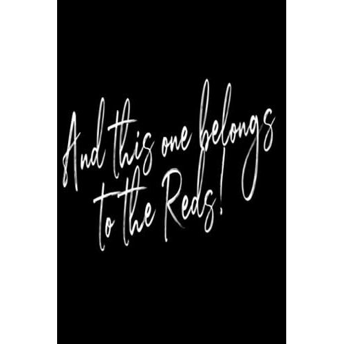 To Do List Notebook|Womens And This One Belongs To The Reds   de BUCKNER, ALFRED  Format Broch 