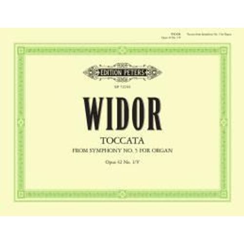 Toccata From Symphony No. 5 For Organ    Format Poche 