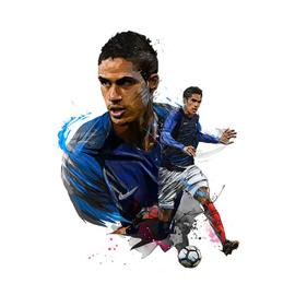 Toile Imprimee Poster Mural Canvas Raphael Varane Maillot Football Equipe De France Rakuten