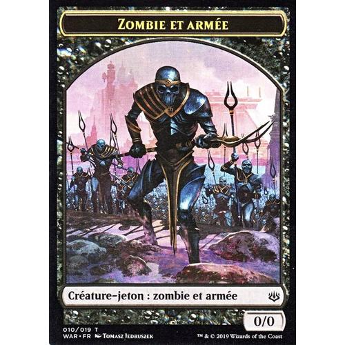 Token / Jeton - Zombie Et Arme