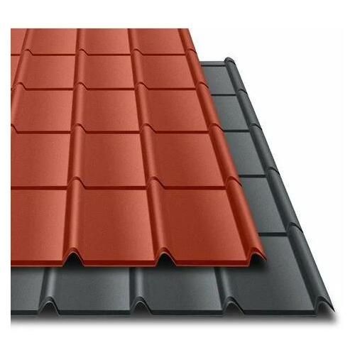Tle Imitation Tuile Embotable - Bacacier Tuile R Area Coloris: Anthracite Mat - Dimension: 1178 X 912 Mm - 1.00 M