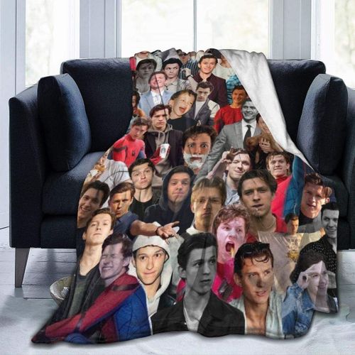 Tom Holland Couvre-Lit Rversible En Polaire Lger, Super Doux Et Confortable, En Microfibre, Pour Enfants, Garons Et Filles, 127 X 101,6 Cm, Multicolore (854669)