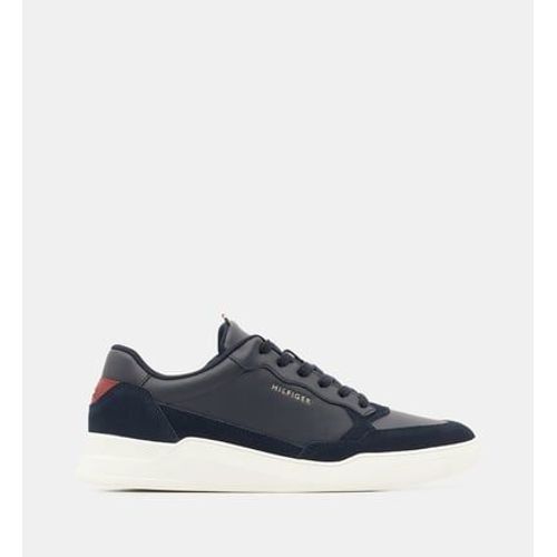Tommy Hilfiger - Baskets Basses Elevated Cups Cuir - Bleu - 44