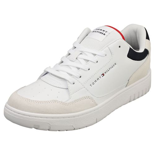 Tommy Hilfiger - Baskets Basses En Cuir Mlang - Blanc - 41