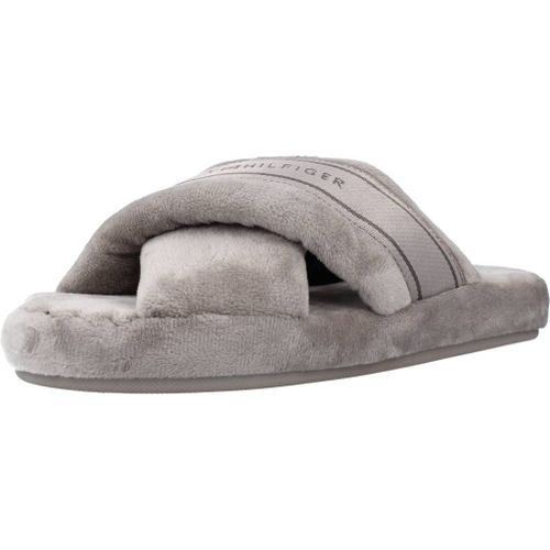 Tommy Hilfiger Comfy Home Slippers With Colour Gris