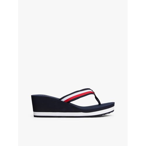 Sandales Compenses Corporate En Toile Th Corporate Wedge Beach Sandal/Space Blue - 37