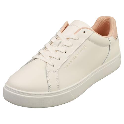 Tommy Hilfiger Essential Court Sneaker Femme Baskets Dcontract Rose - 39