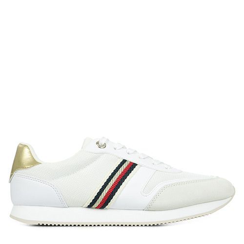 Tommy Hilfiger Essential Runner Femme Baskets Dcontract Blanc - 41