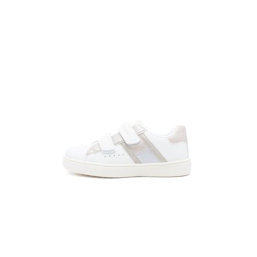 Tommy Hilfiger Flag Sneakers Basses  Velcro Blanc Cass/Platine - 28