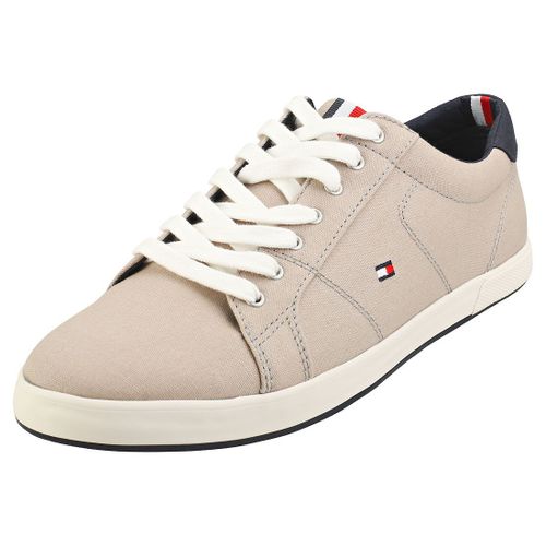 Tommy Hilfiger Iconic Long Lace Sneaker Homme Baskets Decontractee Pierre - Gris - 43