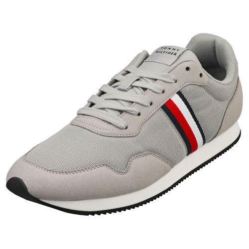 Tommy Hilfiger Lo Runner Mix Homme Baskets Gris - 45